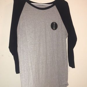 Y&R BASEBALL TEE 2 TONED